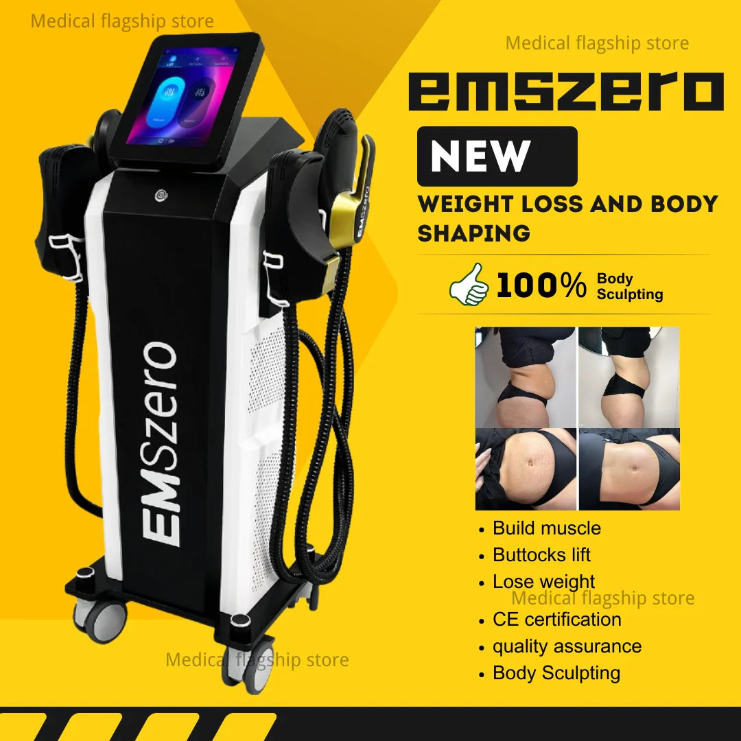 EMSzero Neo Body Sculpting Machine Shaping 6500W 200HZ Radio Frequency RF EMSMuscle Stimulator Device