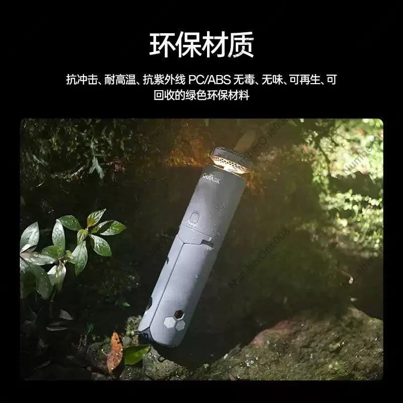 Telescopic Lantern All Terrain Outdoor Multifunctional Camping Light Phone Charging Treasure Travel Emergency Tent Lamps