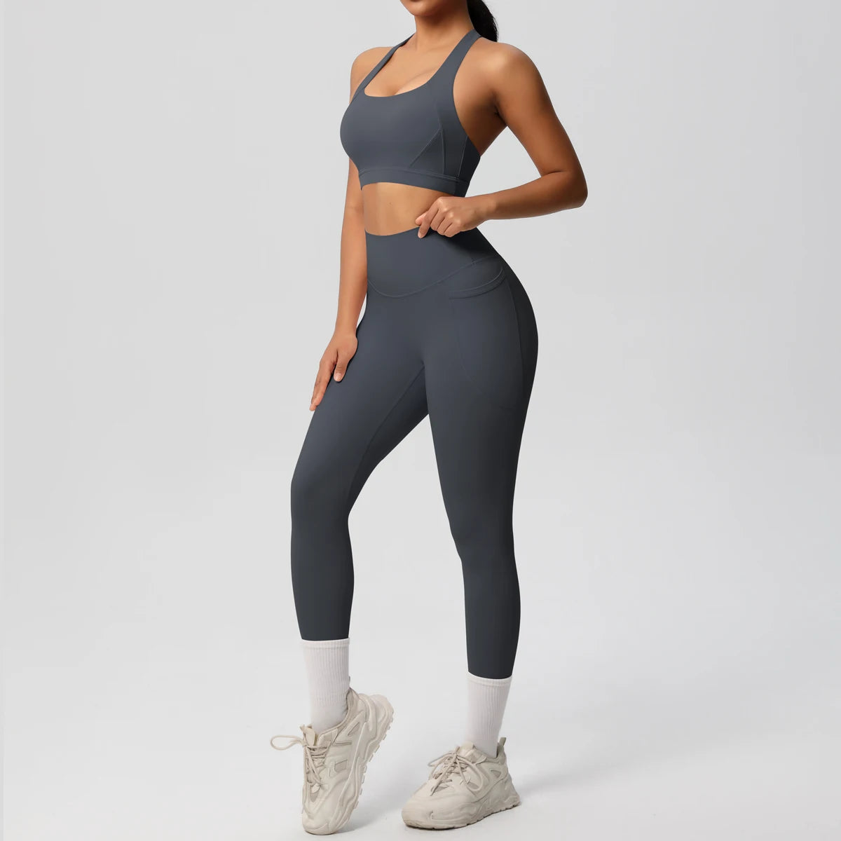 Yoga Suit Sports Set Womens Sportswear Sports Women's Yoga Bra Tummy Control Slimming Booty Leggings Women's Tracksuit