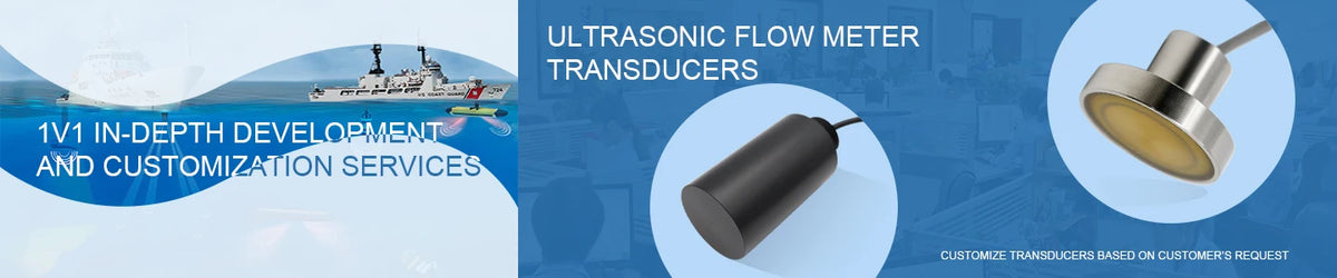 1 MHz S304 Composite Ultrasonic Flowmeter Transducer Sensor Water Depth Measurement Water Ultrasonic Transducer