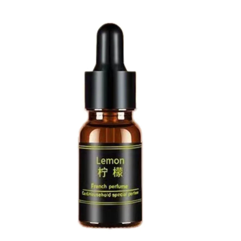 Car Air Freshener Essential Oil Refill Auto Perfume Diffuser Fragrance Dropper Bottle Long Lasting Scent Lemon Cologne Osmanthus