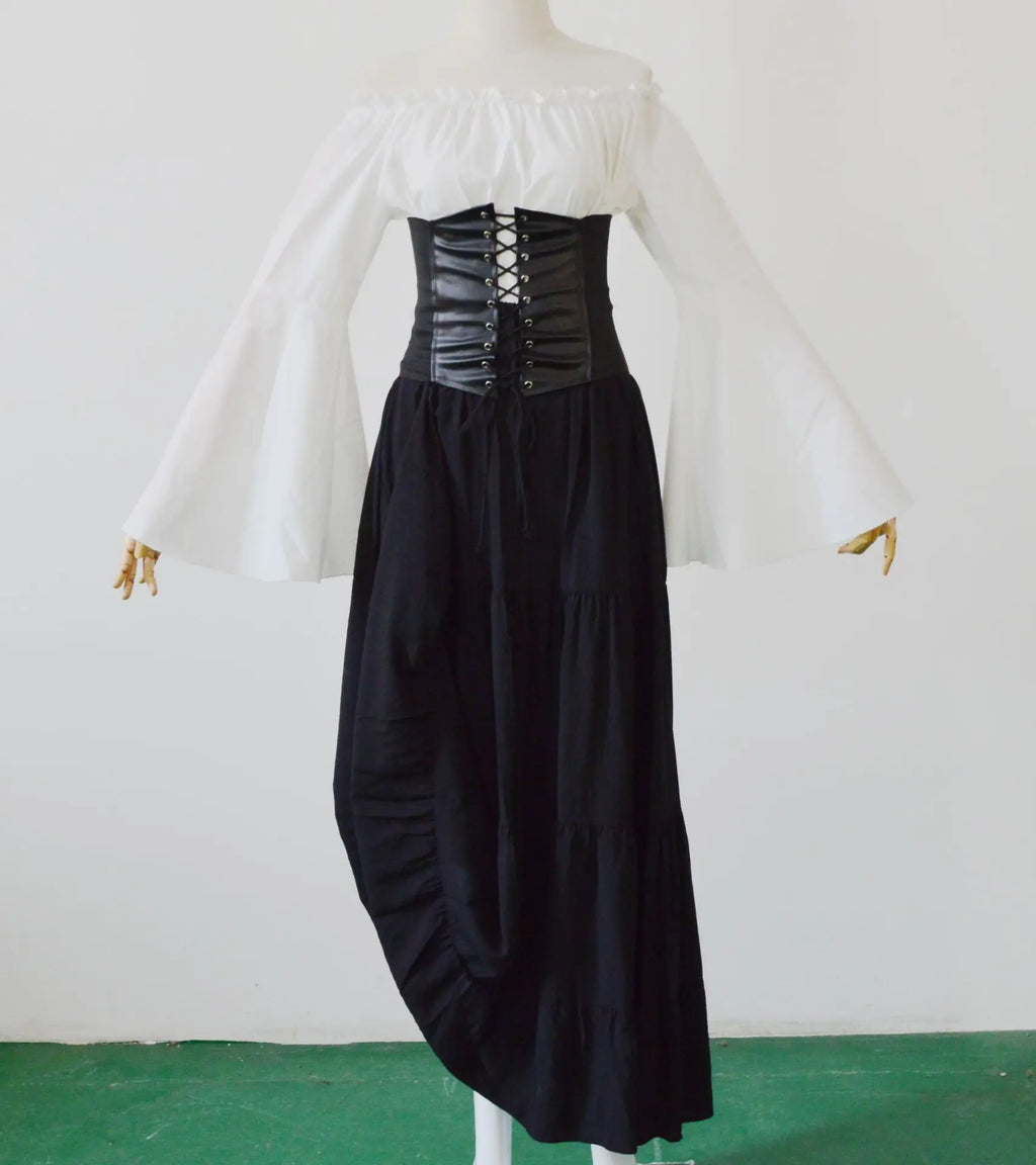 2025 New Party Long-sleeved Dress Women's Renaissance Medieval Clothing European and American