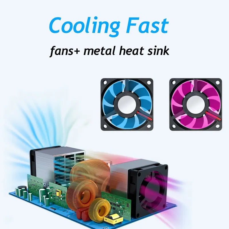 500W/1000W/2000W Car Inverter 12V 220V Power Inverter DC To AC 12V To 220V Car Voltage Converter with USB Charger