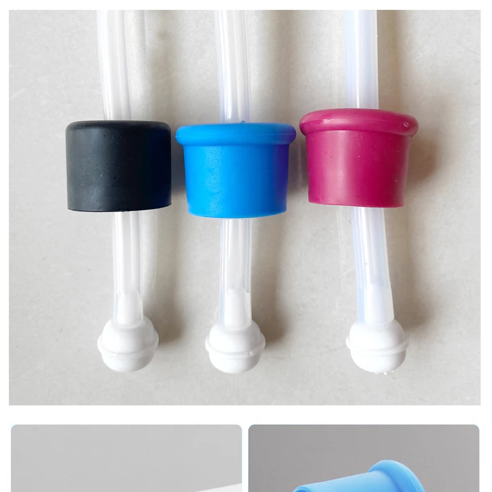 Slim Metal Head Liquid Soap Dispenser Kitchen Sink Bathroom Under Counter Lotion Holder Pump Dish Wash Detergent Silicone Tube