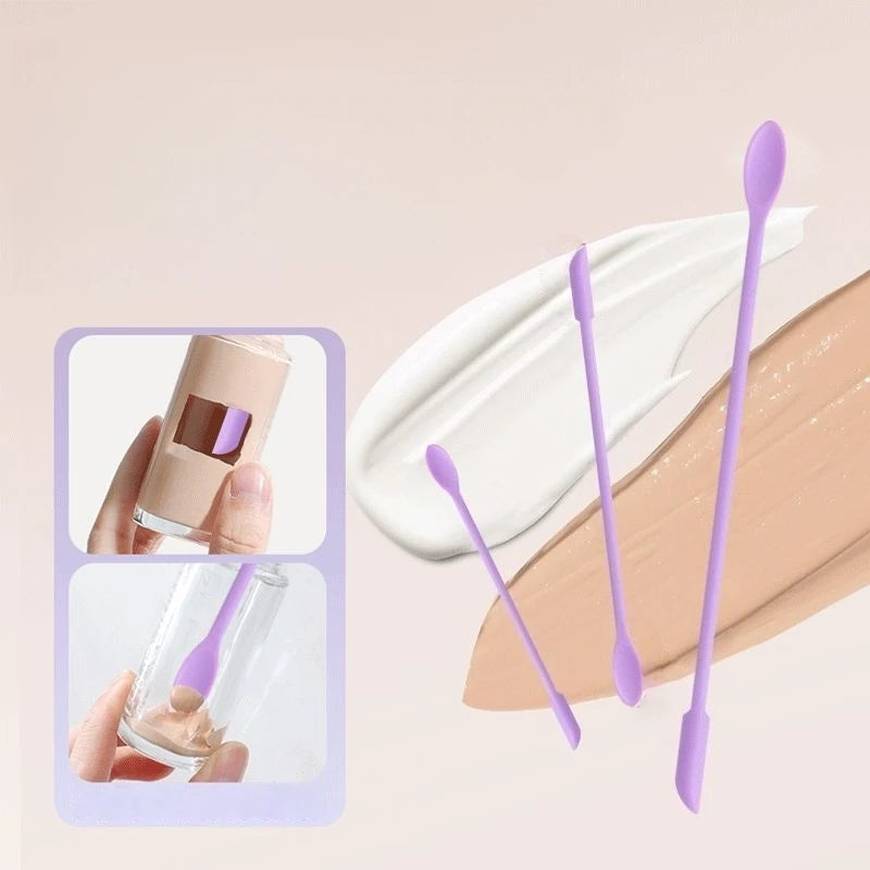 3 Mini Beauty Scrapers, Used for Cosmetics, to Scrape Out the Last Drop of Lotion or Cream from Narrow Bottles and Cans, Small Scrapers