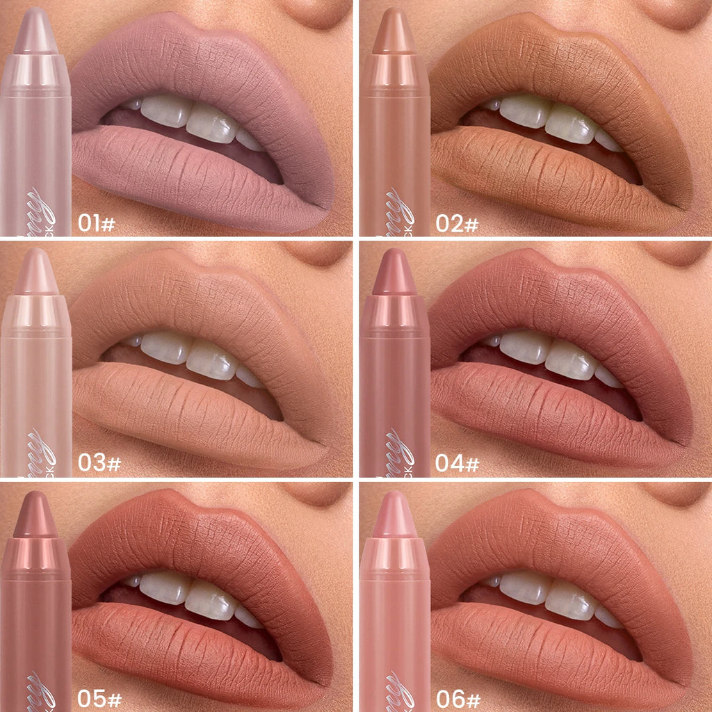 1 Pc Matte Lip Liner and Lipstick Pen, Smooth To Apply, Waterproof Long-lasting Non-sticky, Perfect Festival Gifts, Daily Makeup