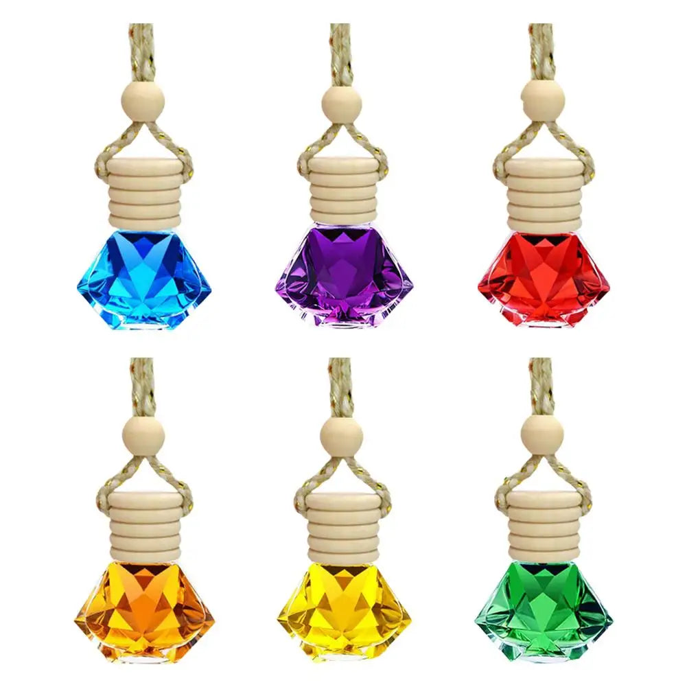 Car Perfume Pendant Include Essential Oil Air Fresheners Universal Car Supplies Novelty Auto Flavoring Car 7ml Car Hanging Oil