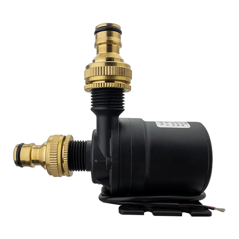 DC12V Brushless Motor Water Pump, DC24V 1000L/H, 8M Head 1/2" Submersible Pump, Fountain Water Heater, Shower Booster Pump, IP68