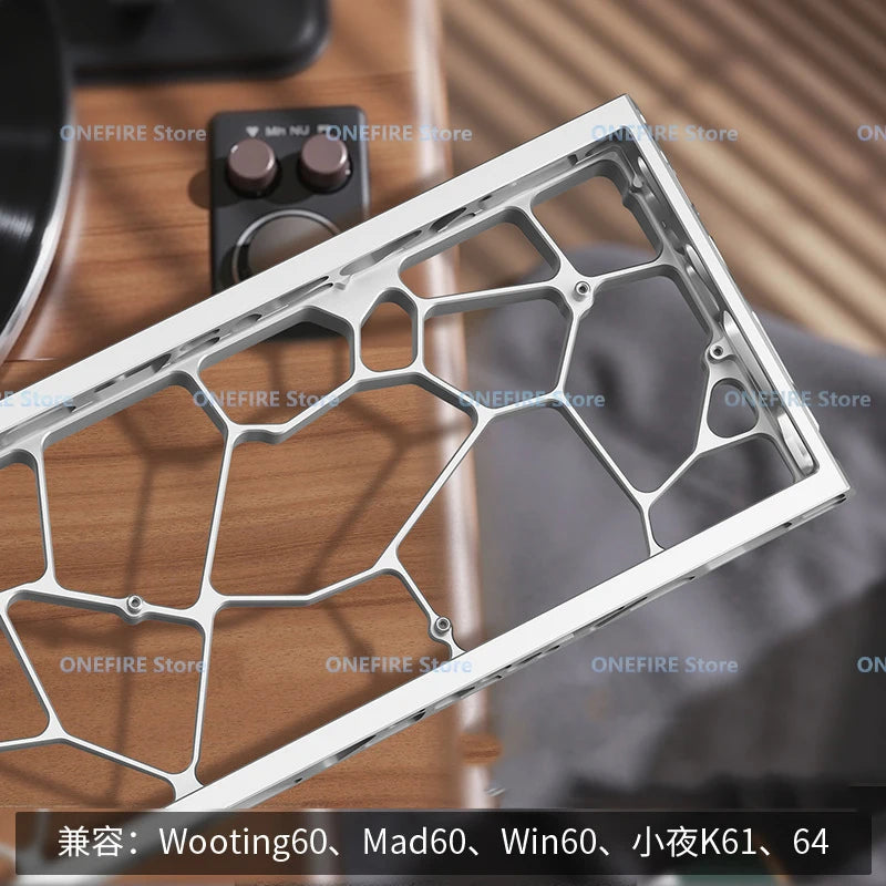 Wooting 60HE GH60 Holy60 Hollow Aluminum Keyboard Case Shell 60% Keys Layouts For Mad 60he Raven61 Aula Win60 GT60 Keyboard