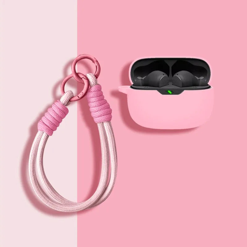 For JBL Wave 200TWS Case Solid Color Earphone Cover Fundas For Jbl Wave Beam Shell Soft Shockproof Silicone Headphone Bags