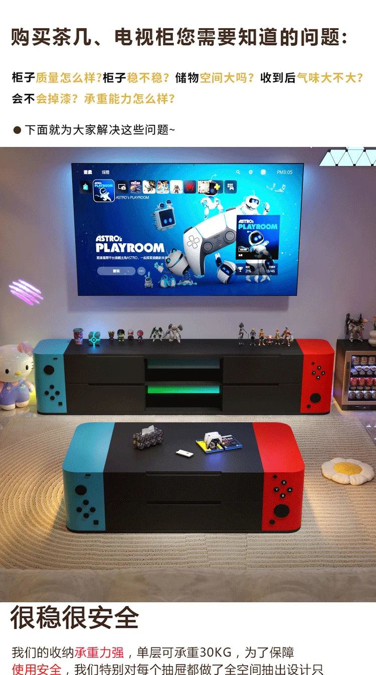 Modern Gaming Tv Stand Aesthetic Ornament Luxury Supports Tv Stand Home Cabinet Unit Mesa Para Televisor Home Accessories