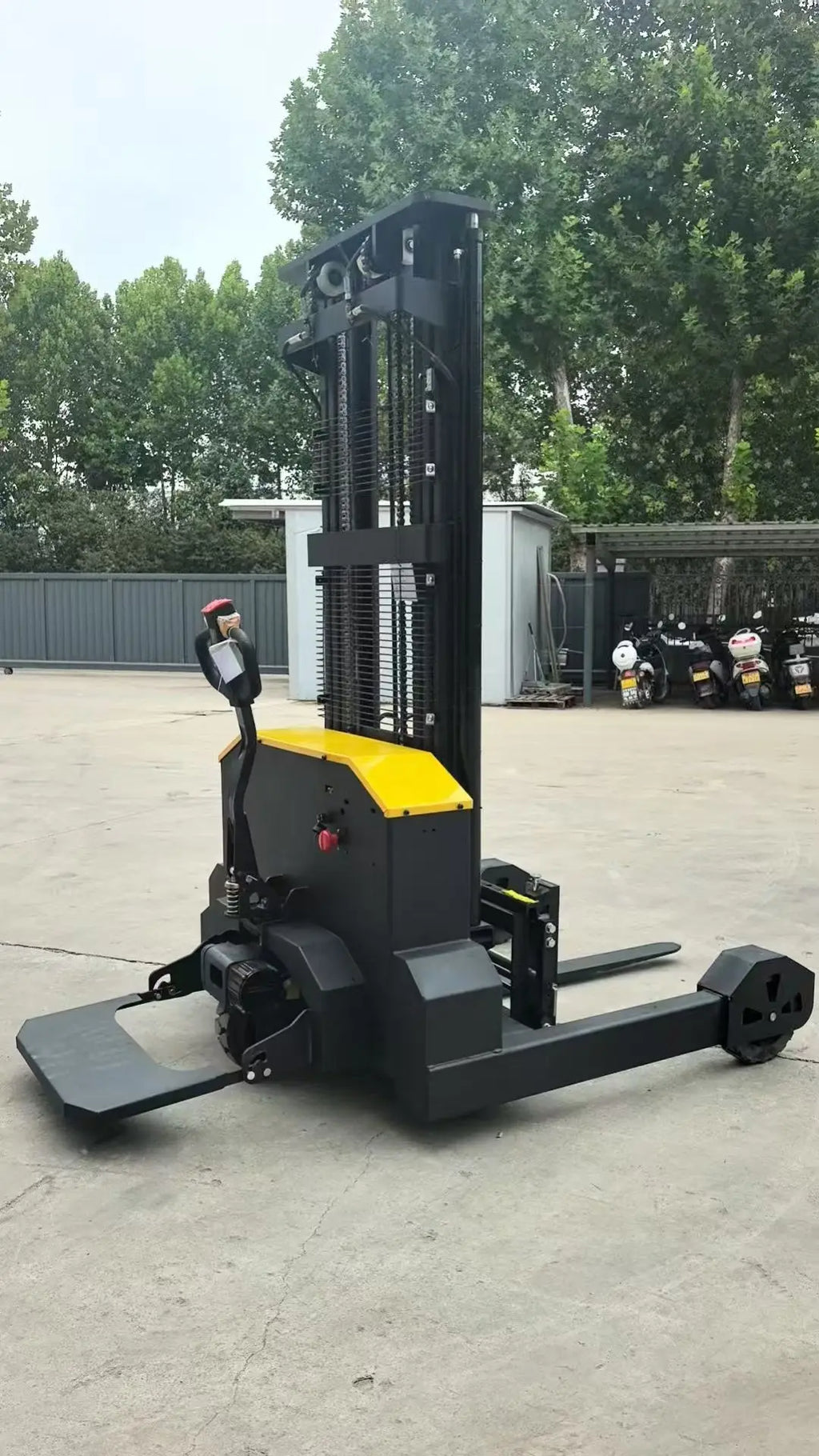 Portable Lifting Platform, Manual Hydraulic Warehouse Hoist, Small Loading Flatbed Vehicle