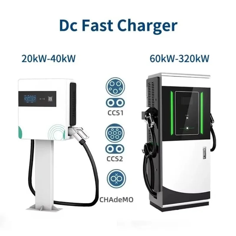 Smart DC Fast EV Charger 60KW-240KW Electric Vehicle Charging Station with Advanced Monitoring