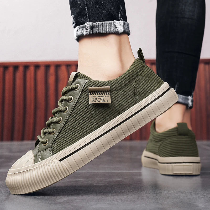 Fashion Men's Walking Sneakers Outdoor Man Casual Shoes Breathable Lightweight Board Shoes Platform Sport Footwear Running Shoes