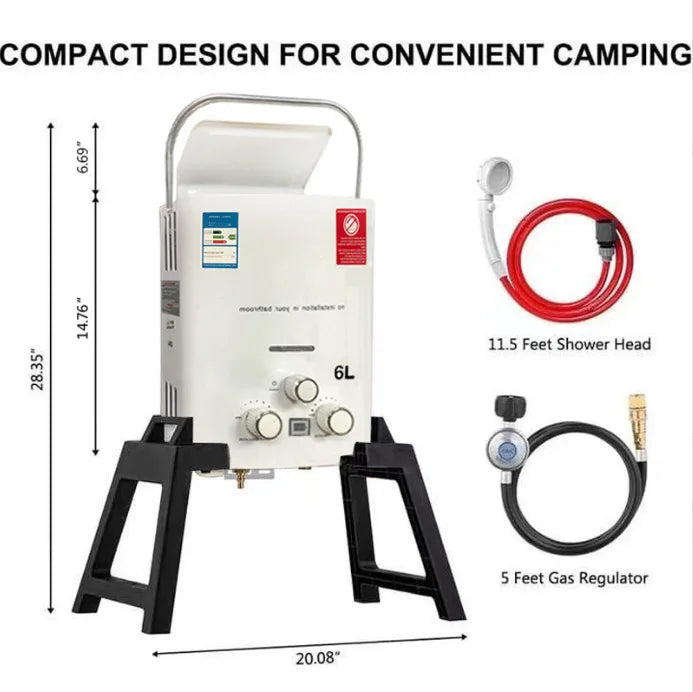 Outdoor Portable Water Heater Camping RV New Explosion