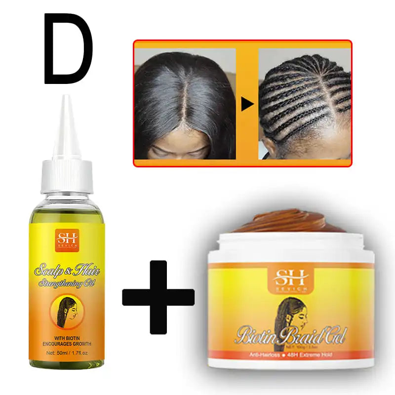 100% Chebe Powder From Chad Africa Women Traction Alopecia Treatment Oil Men Fast Hair Growth Spray Hair Loss Treatment Sevich