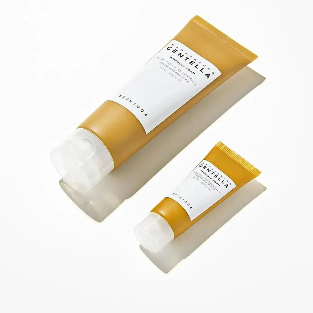SKIN1004 Madagascar Centella Asiatica Skin Care Set 5pcs Facial Cleansing Oil Foam Ampoule Toner Cream Soothing Whitening Kit