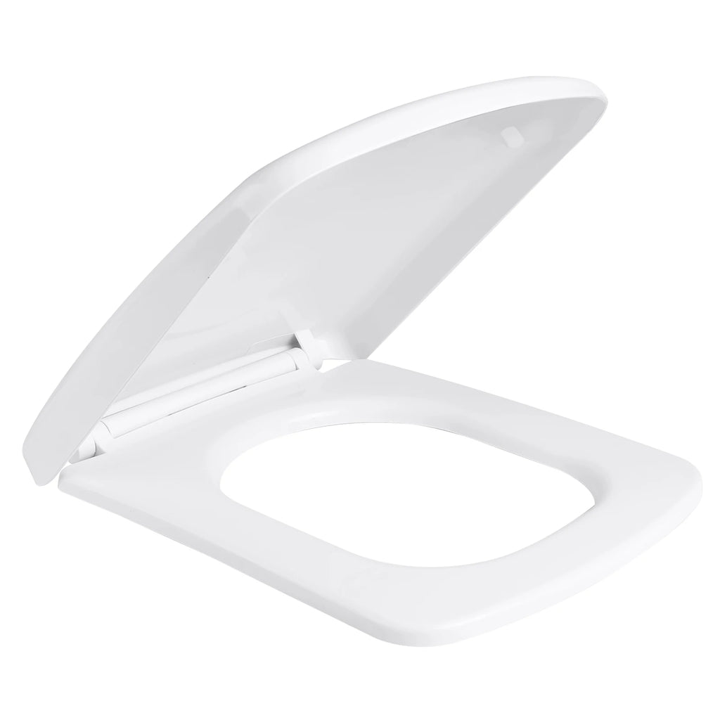 Toilet Seats with Slow Close Hinges Cover Toilet Accessory Portable Slow Down Seat Cover Bathroom Fixture Toilet Parts