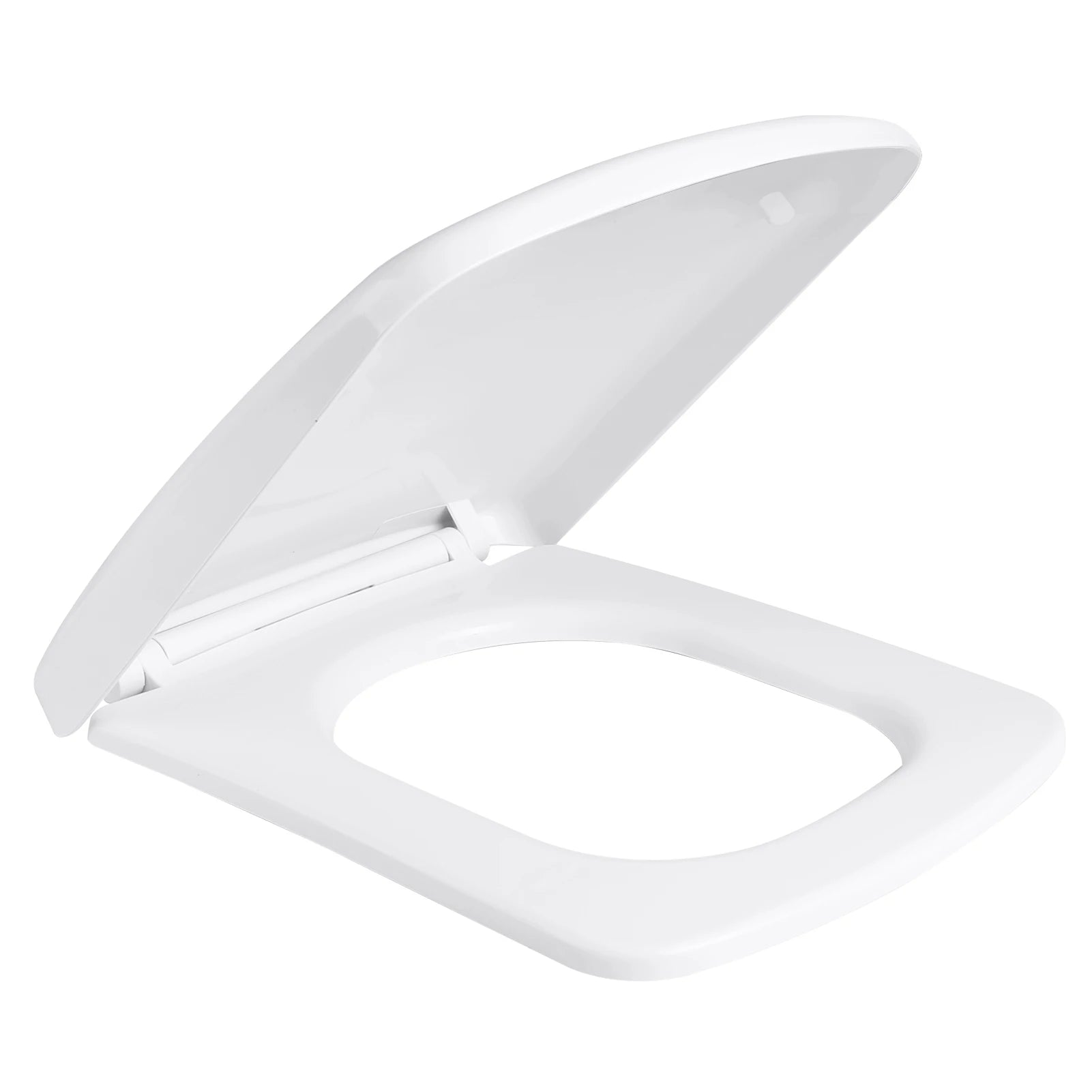 Toilet Seats with Slow Close Hinges Cover Toilet Accessory Portable Slow Down Seat Cover Bathroom Fixture Toilet Parts