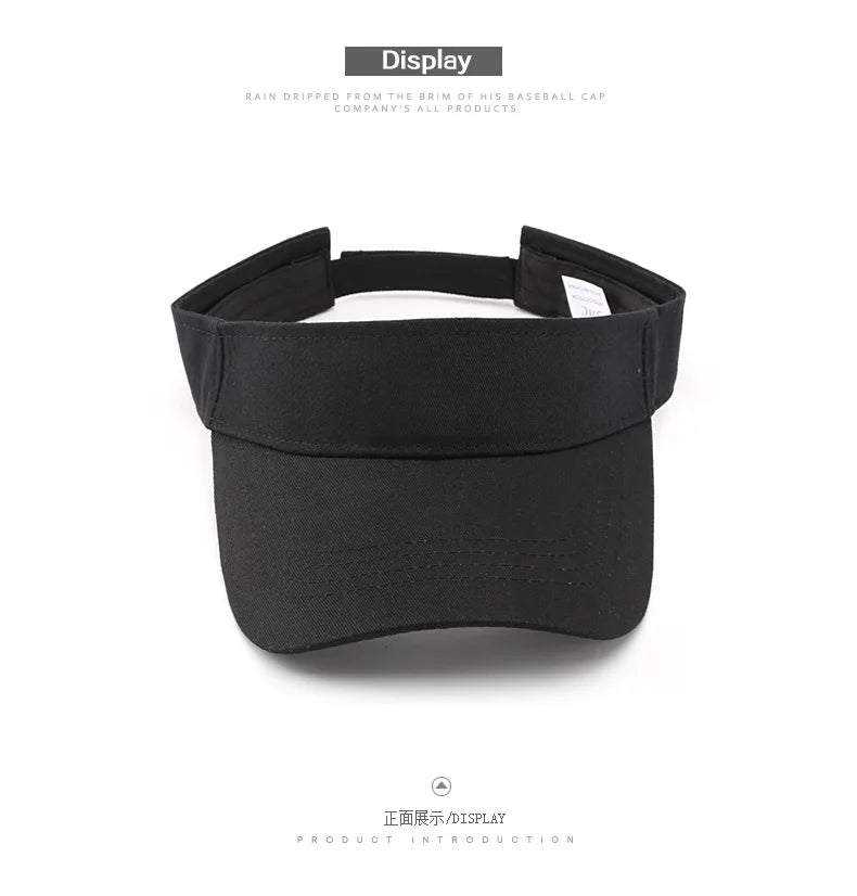 Fashionable and simple solid color visor cap for men, outdoor duckbill cap, Japanese style breathable sun protection