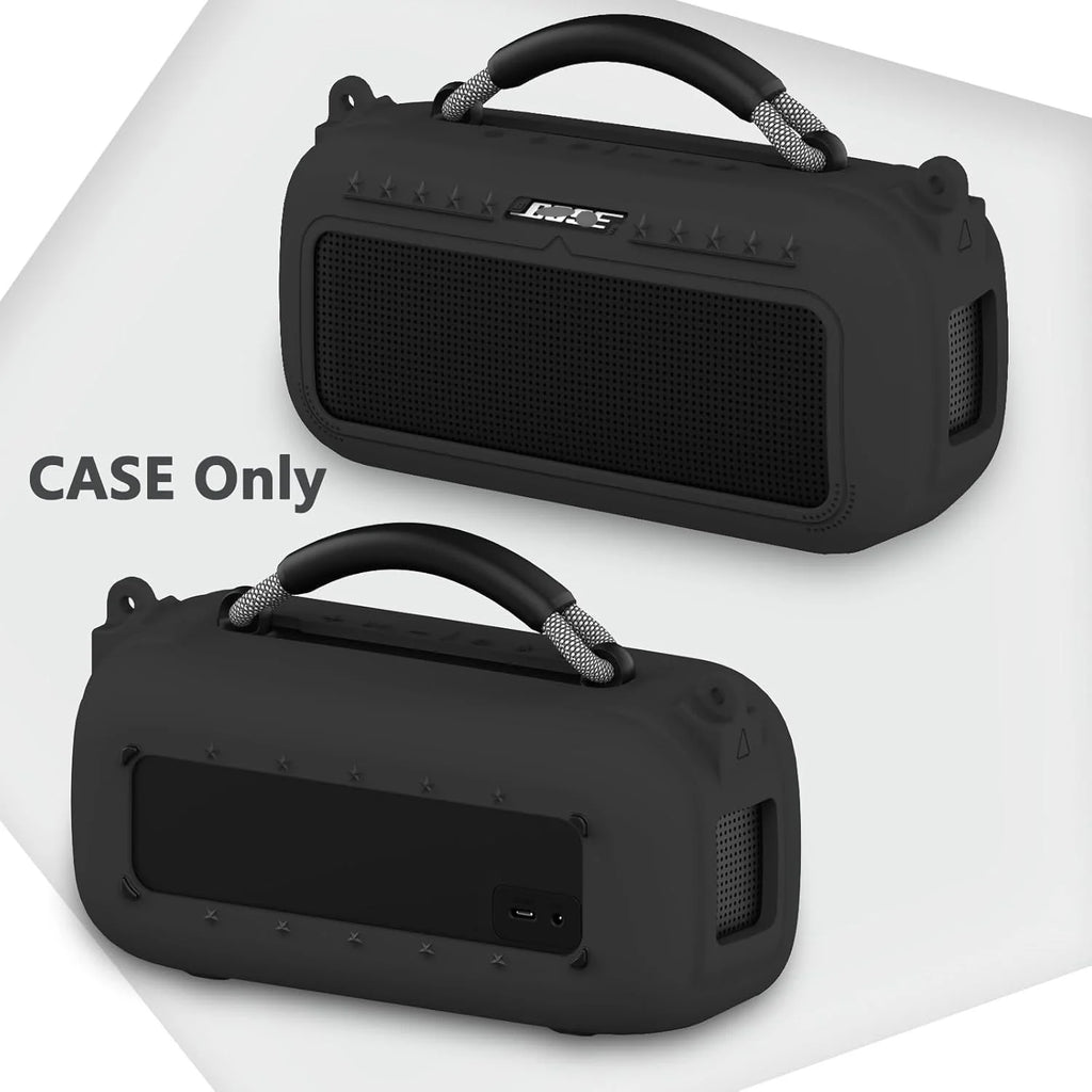Silicone Cover Case and Shoulder Strap for Bose SoundLink Max Portable Speaker Accessories(case only)