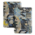 Twosheep Abstract Art Magnetic Detachable Case suit for XTEINK X3, XTEINK X4 Detachable Cover Clear TPU Back Shell Slim Guard