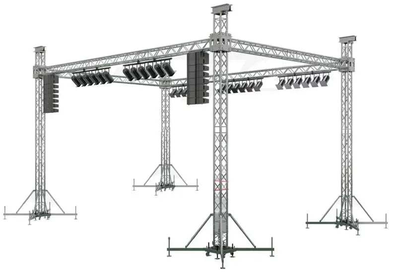 【Direct Factory Sale】Quick Install Small Lighting Booth With Stage For Sale