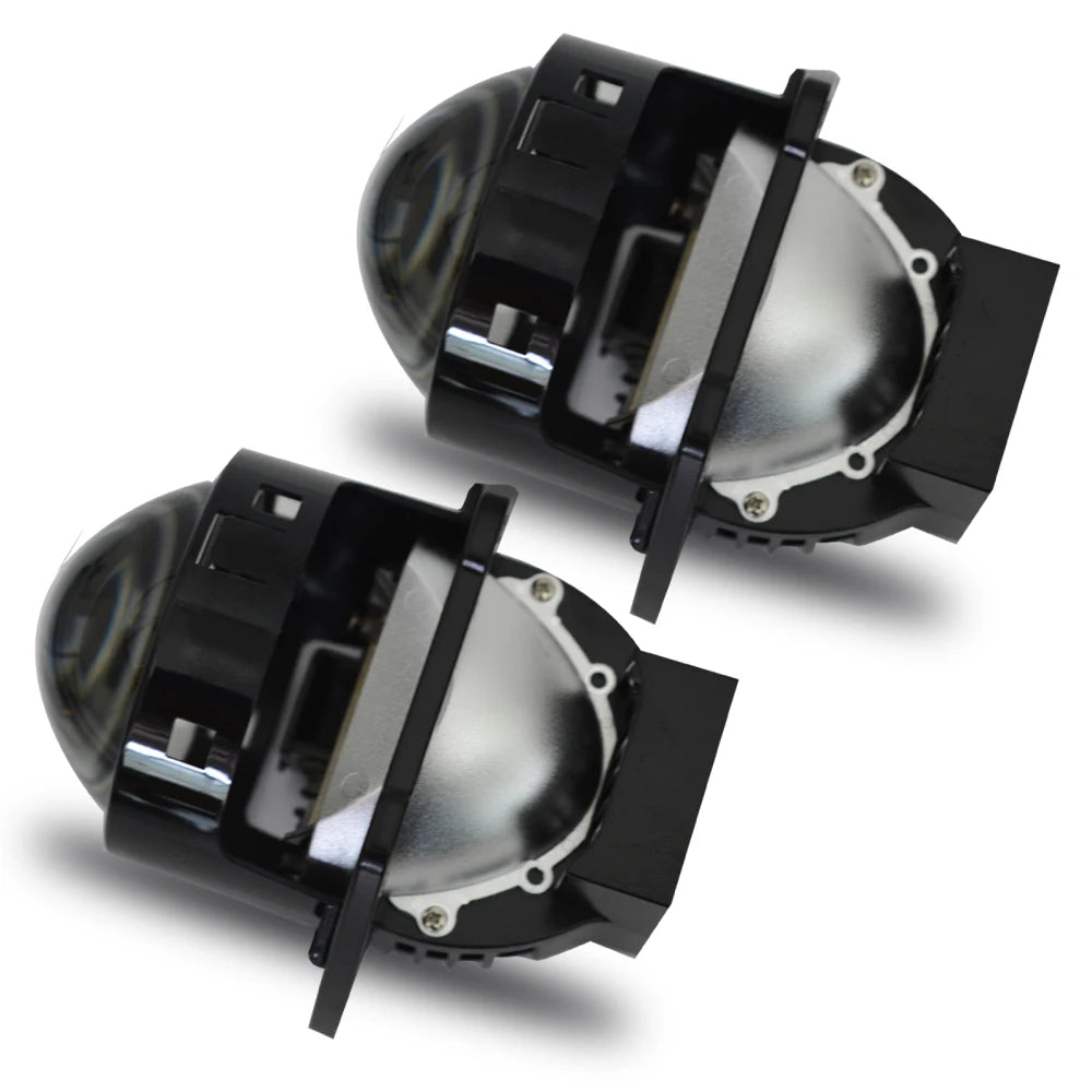 YHKOMS 3 Inch Bi LED Projector Headlights Lenses for Hella LED Lights Projector H4 H11 9005 120W Diode Headlamp Car Accessories