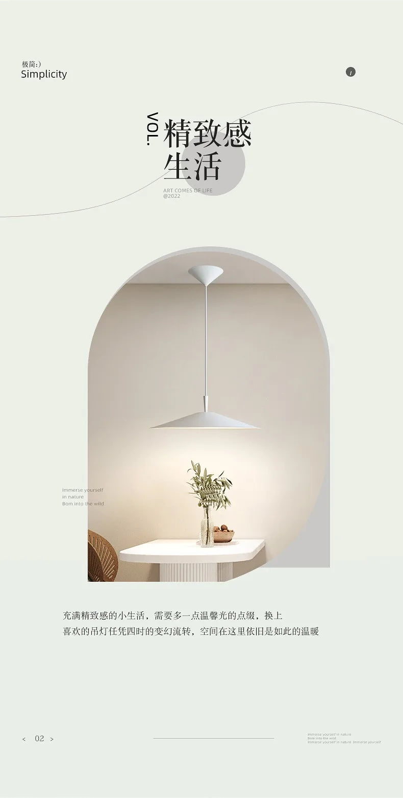 Modern Minimalist Black/White Designer Ceiling Chandelier Lights Modern LED Indoor Lighting Living/Dining Room Kitchen Island