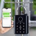 Waterproof Tuya Padlock Fingerprint Electronic Lock Keyless Unlock Heavy Duty Padlock for Home House Warehouse Garage 7/10mm