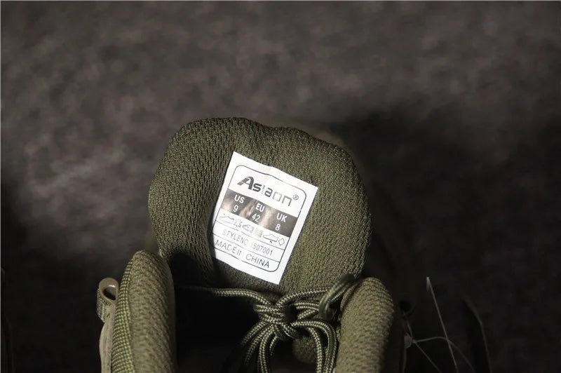 Cavalry RG Green 3D Tactical Boots Hiking Boots Green OD Green Zone Combat Boots Outdoor Sports Tactical Boots