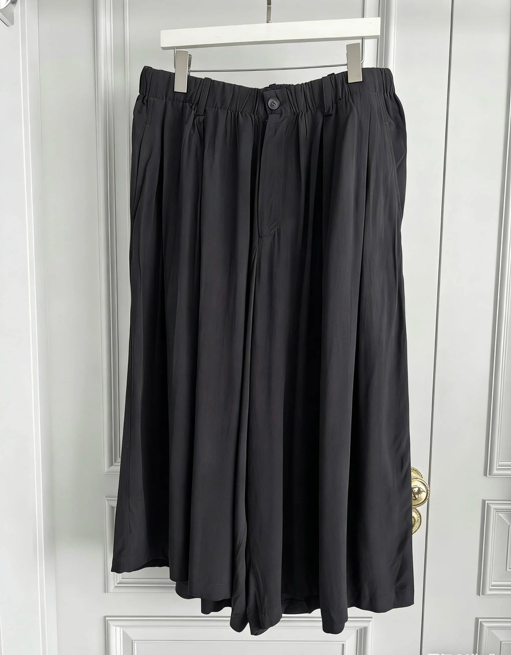 TOP-YAMAMOTO original design dark and niche black loose-fitting baggy casual pants