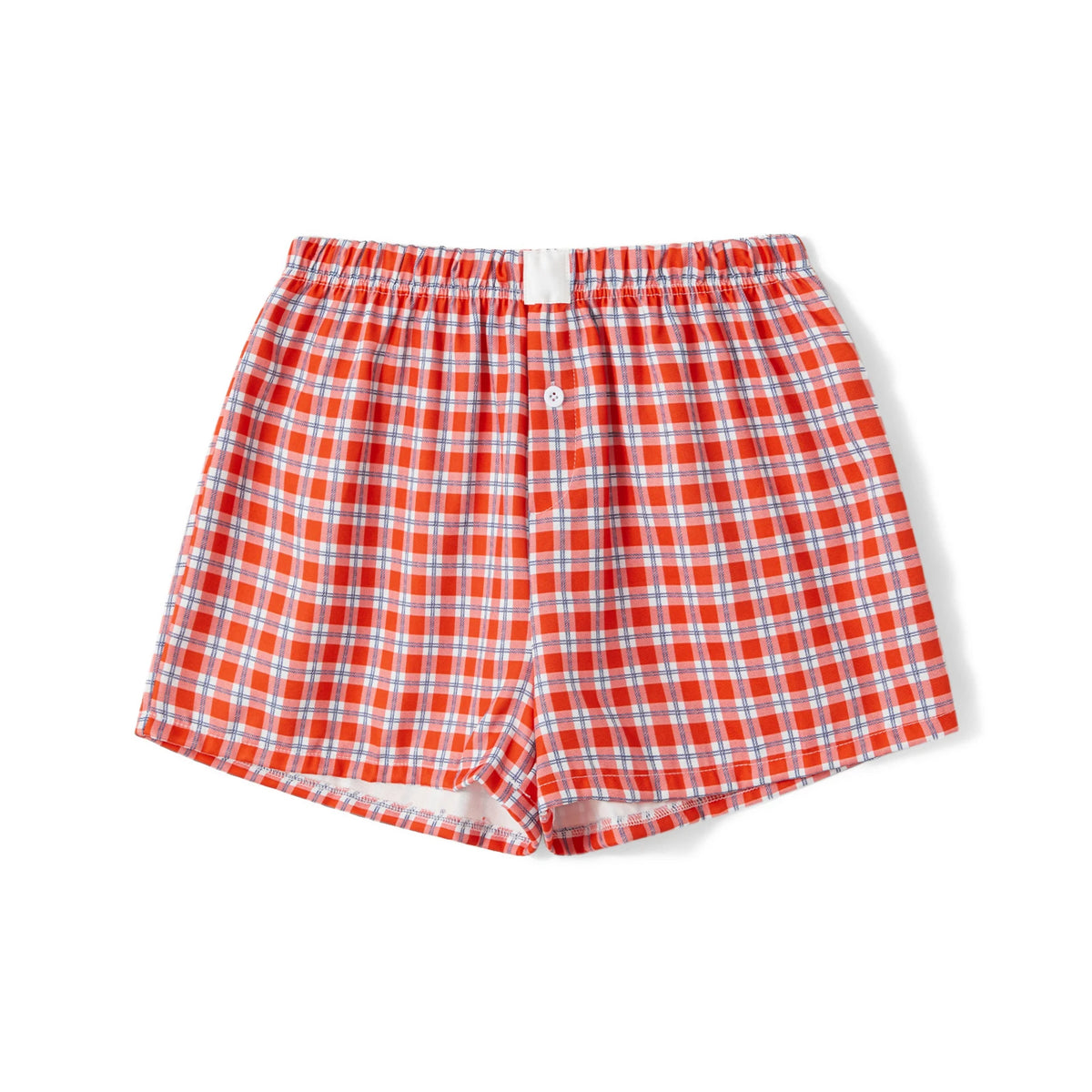 hirigin Women Y2k Gingham Boxer Shorts Stripes Button Elastic Waist Boxers Cute Mini Bloomers Plaid Loose Fit Boy Shorts