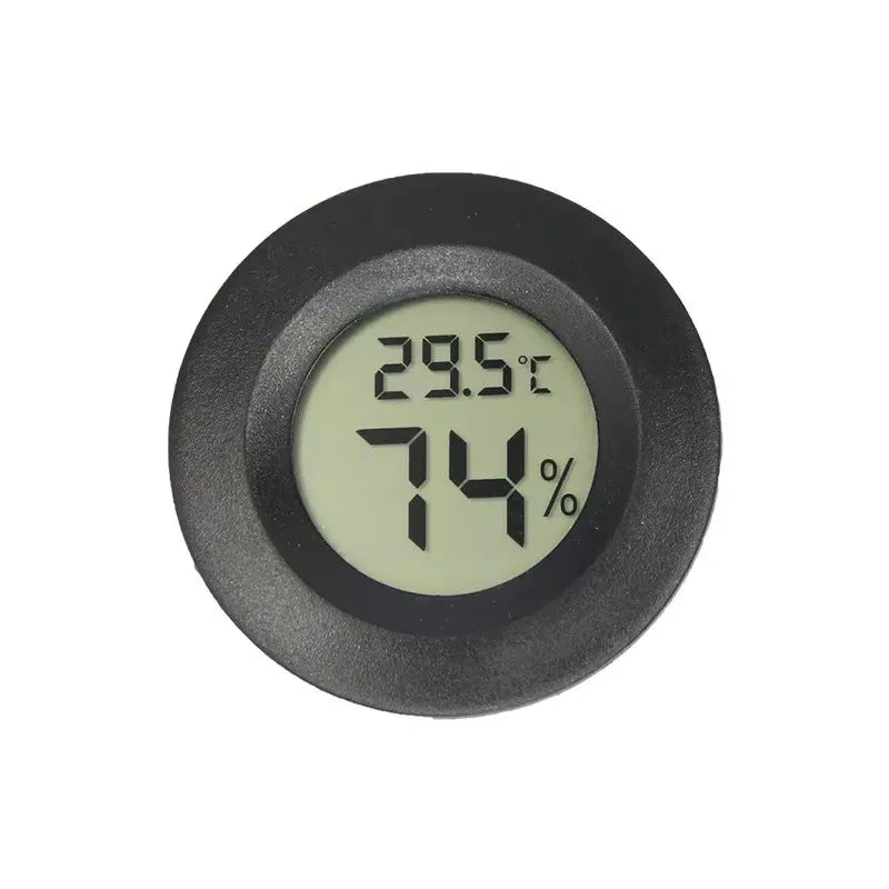 Outdoor Sports Thermometer, Reptile Electronic Hygrometer, Round Hygrometer, Camping Equipment Tool Accessories, Outdoor Gadget