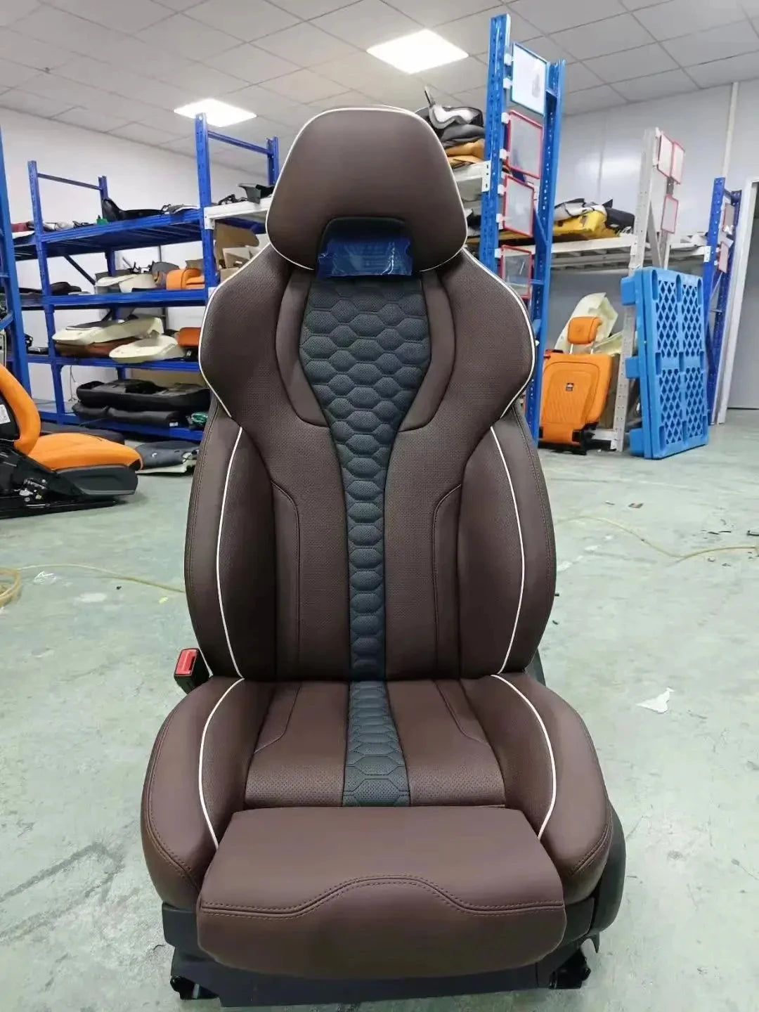 For X3 X5 X6 x7 x4 m3 m5 m6 Series Upgrade M Car Interior Accessories Sport Racing Bucket Seats Custom Leather Cover and Sponge