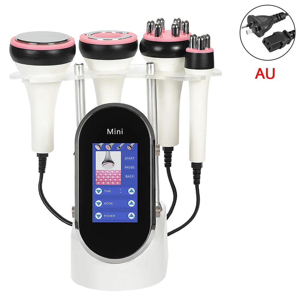 40K 4-in-1 Cavitation Ultrasonic Beauty Machine Body Care Massage Device for Home and Spa Use