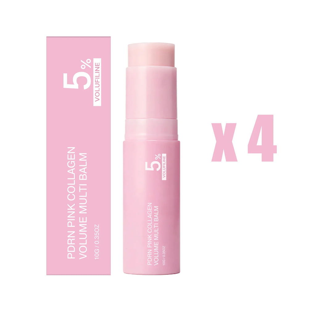 2026 New PDRN Pink Collagen Multi Balm Stick Volume Firming Anti Aging Smooth Fine Lines Eye Neck Forehead Smile Lines Face Care