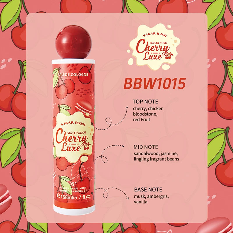 Chocolate Gourmet Perfume Spray Natural Unisex Creamy Cherry Scent Lasting Date Eau De Toilette Body Fragrance Unisex Deodorant