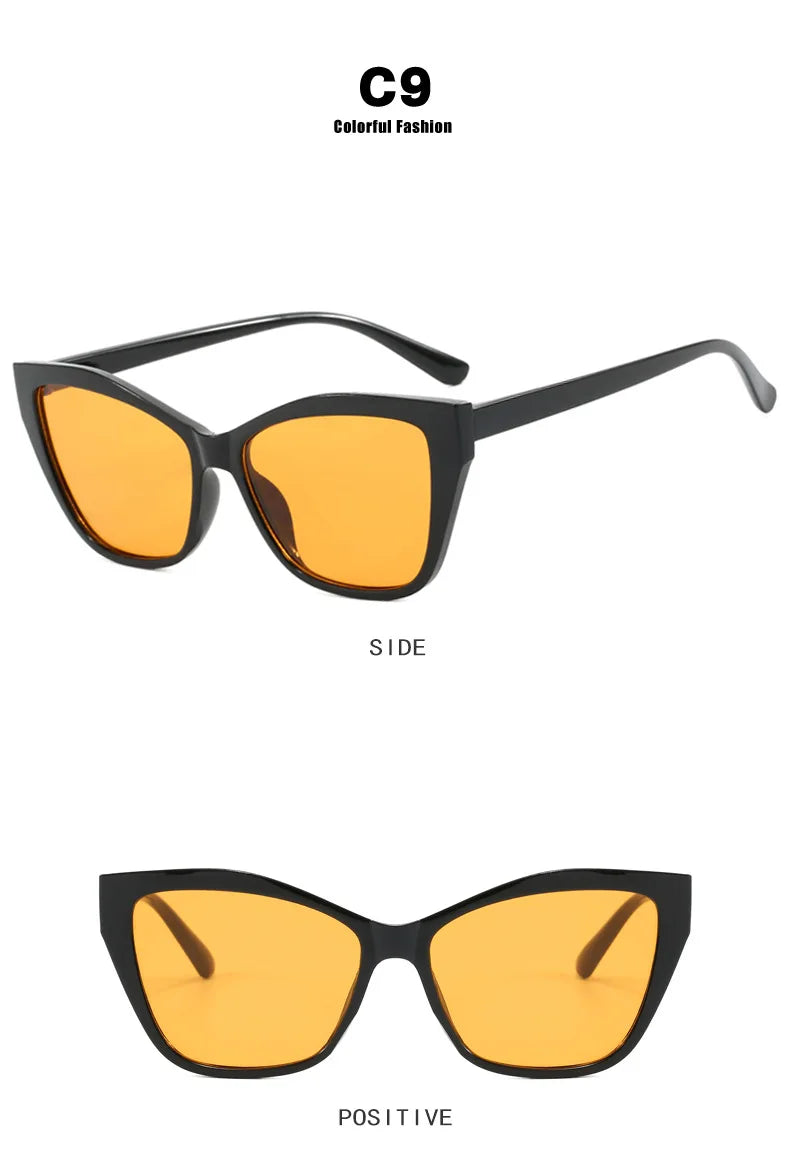 Vintage Brand Designer Cat Eye Glasses Blue Light Blocking Glasses Women Spectacle Computer Eye Protection Glass Unisex Lentes