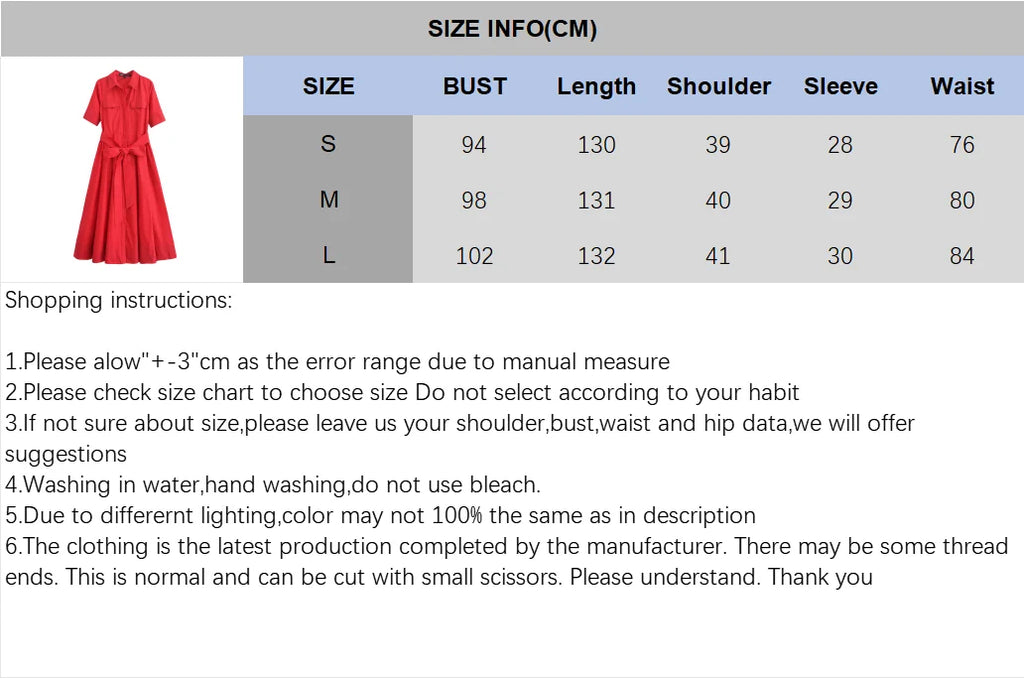 Women Long dress With Belt Spring Poplin Lady Short Sleeve Dress Pocket Women's Midi Dress Side Zipper Female Dresses