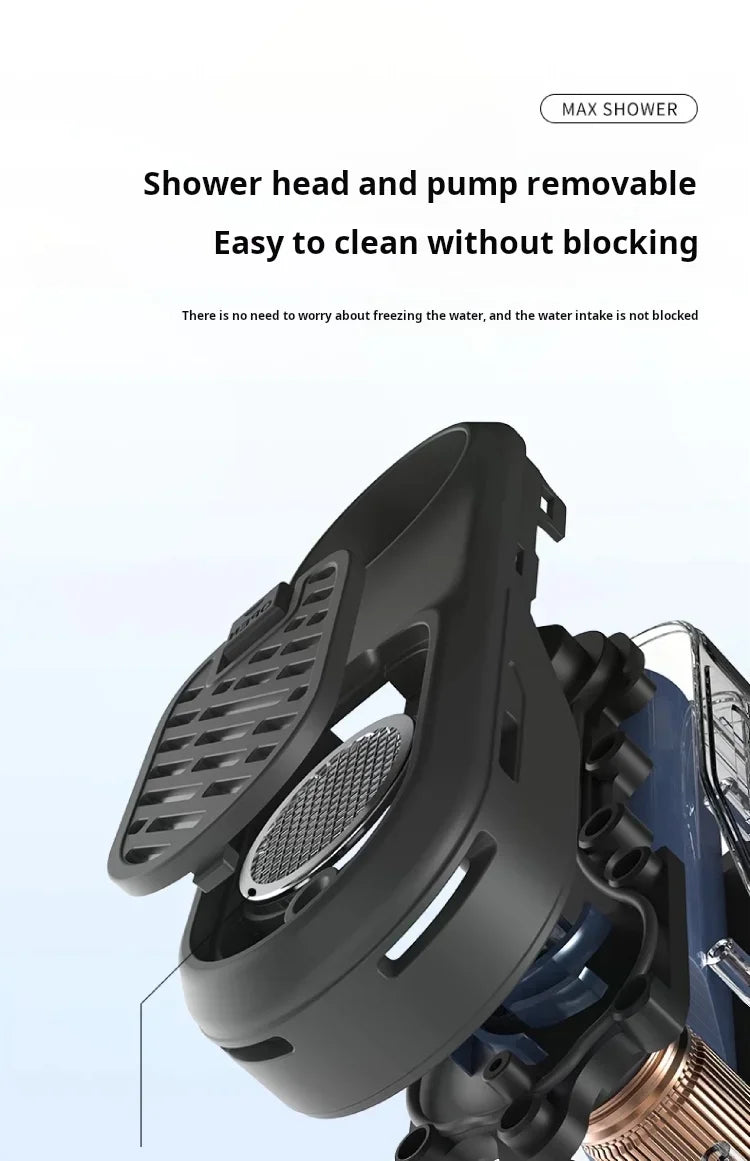 Flextail Max Shower lightweight 620g Outdoor Travel Camping Portable Shower IPX7 waterproof drop-proof Wireless Electric Shower