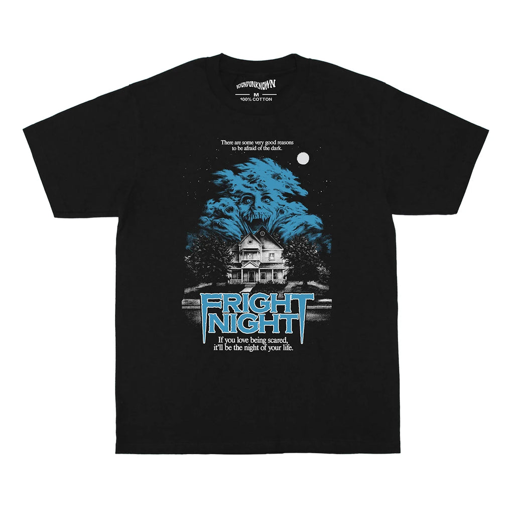 Fright Night T-Shirt Horror 80S Movie Vamp Zombie Washed Long Sleeves Cool Cotton Summer Men's Clothing Short Sleeve Tee Shirt
