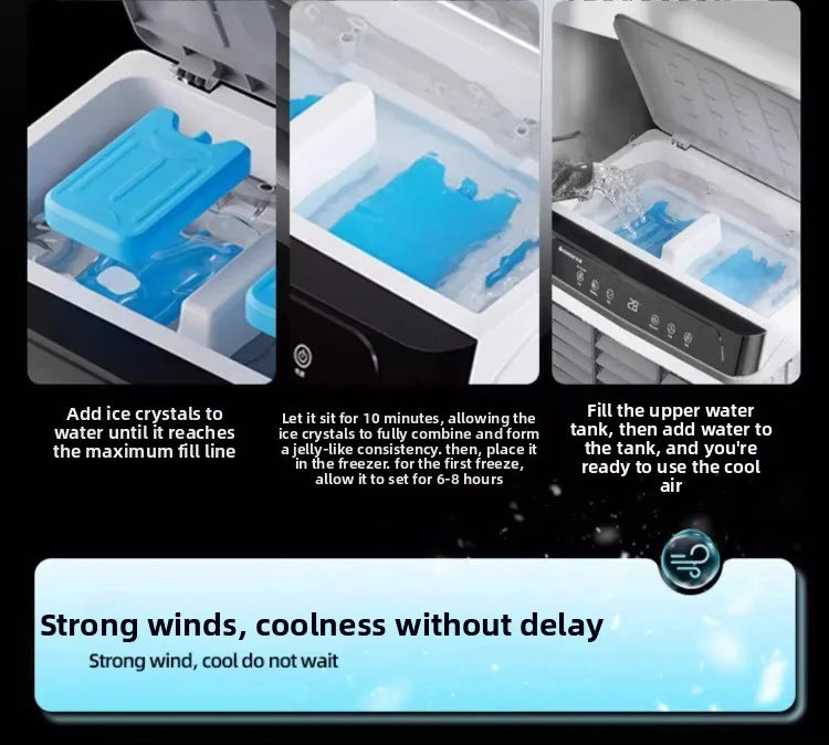 220V Chigo Cooler Fan Portable Air Conditioner Home Office Industrial Water Cooling Fan HCB1