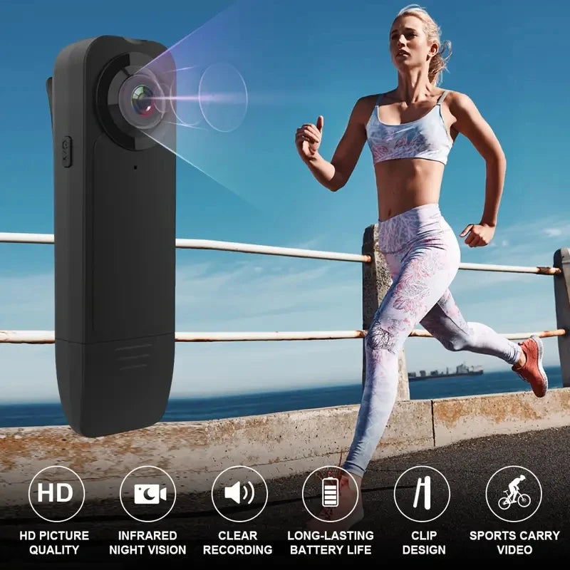 1080P Sport Hiking Mini Camera HD 1080P Pen Cam Night Vision Micro Camcorder Bodycam DV Video Recorder Home Office Security