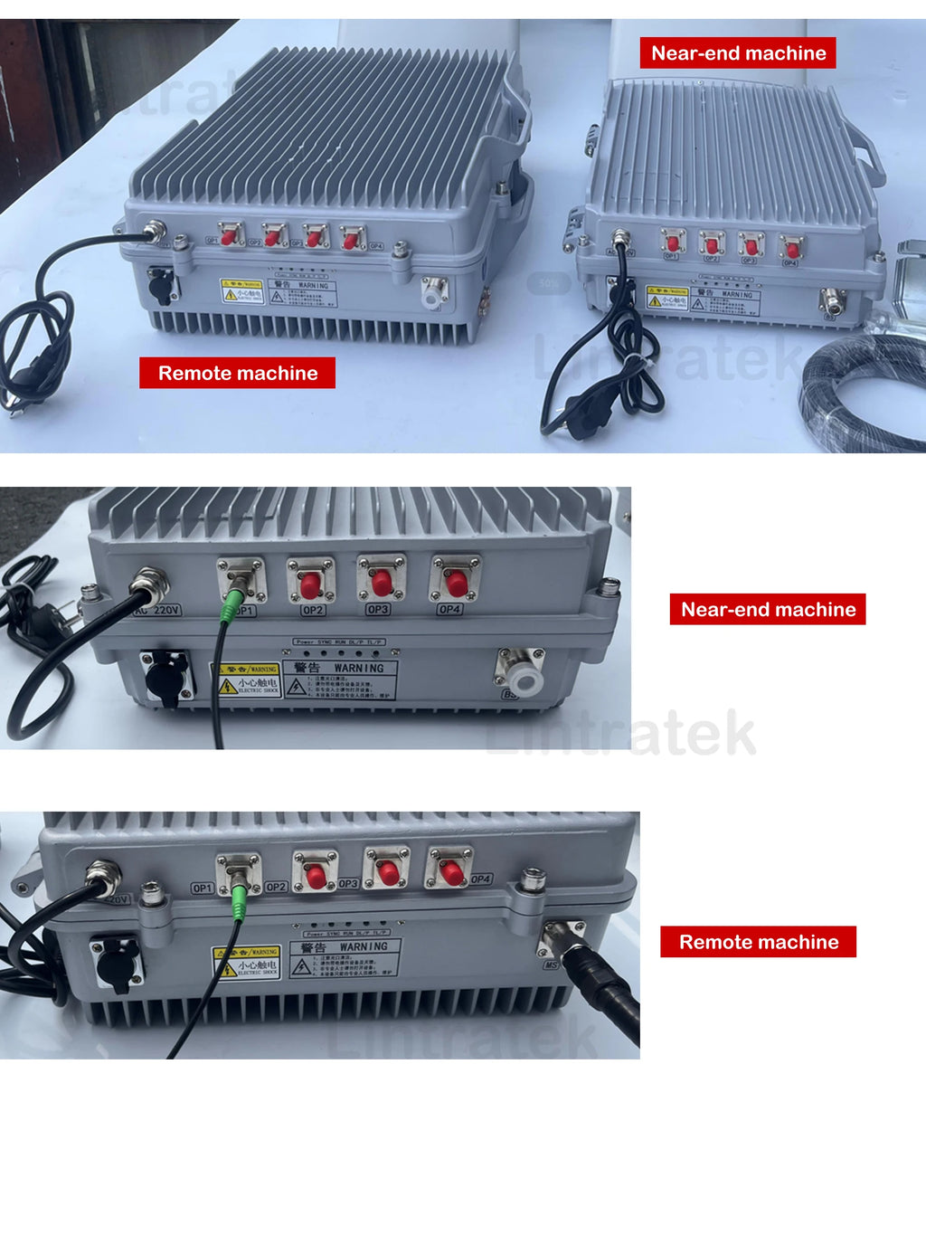 hot sale Lintratek Optical Fiber Repeater 2G 3G 4G 5W  Mobile Signal Cell Phone Optical Fiber Signal Repeater