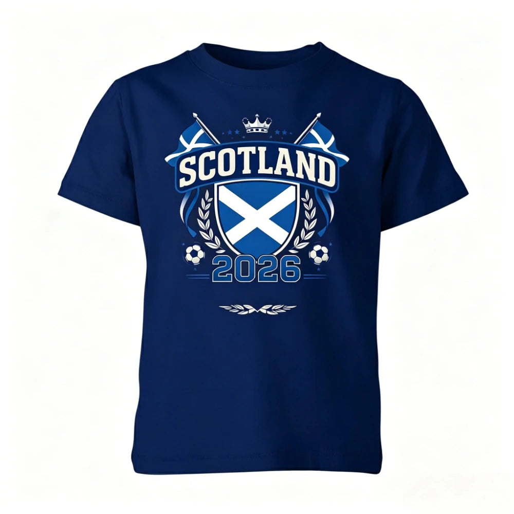 Scotland Supporter T-Shirt 2026 Soccer Part Supplies Clothing Football Fans Gift Shirt Scotland Patriot Men Women Unisex Tshirt