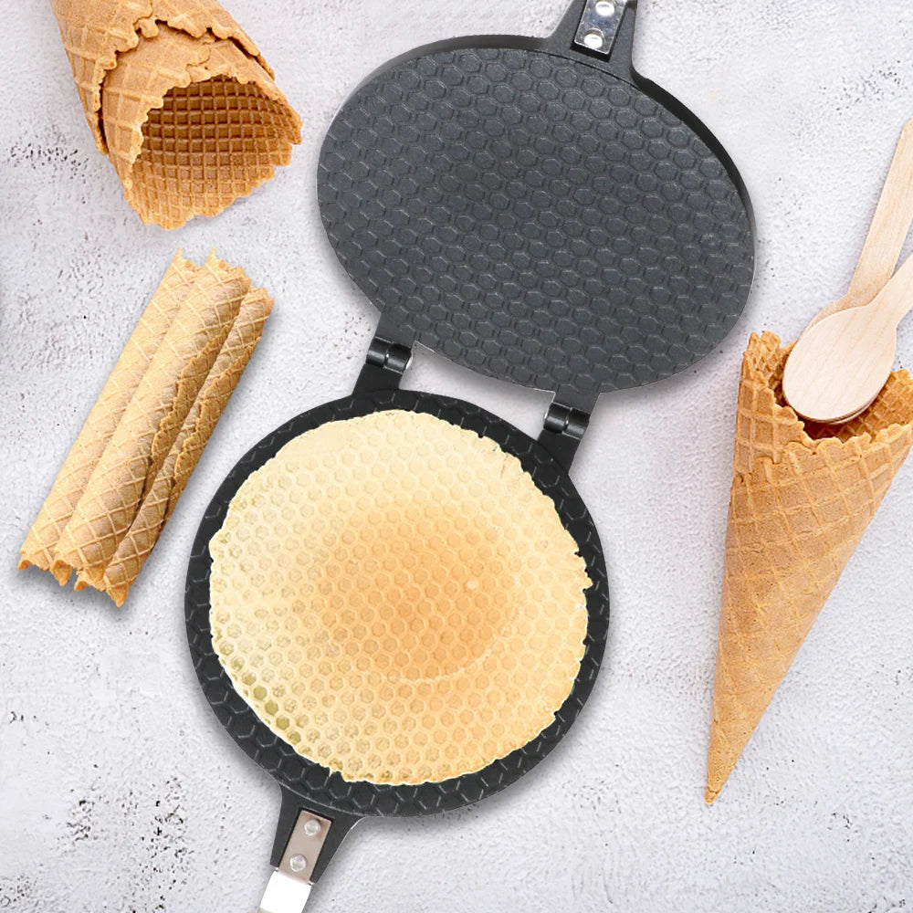 Egg Roll Baking Pan Ice Cream Cone Maker Bakeware Non-Stick Omelet Mold Waffles for The Baking Pan Cake