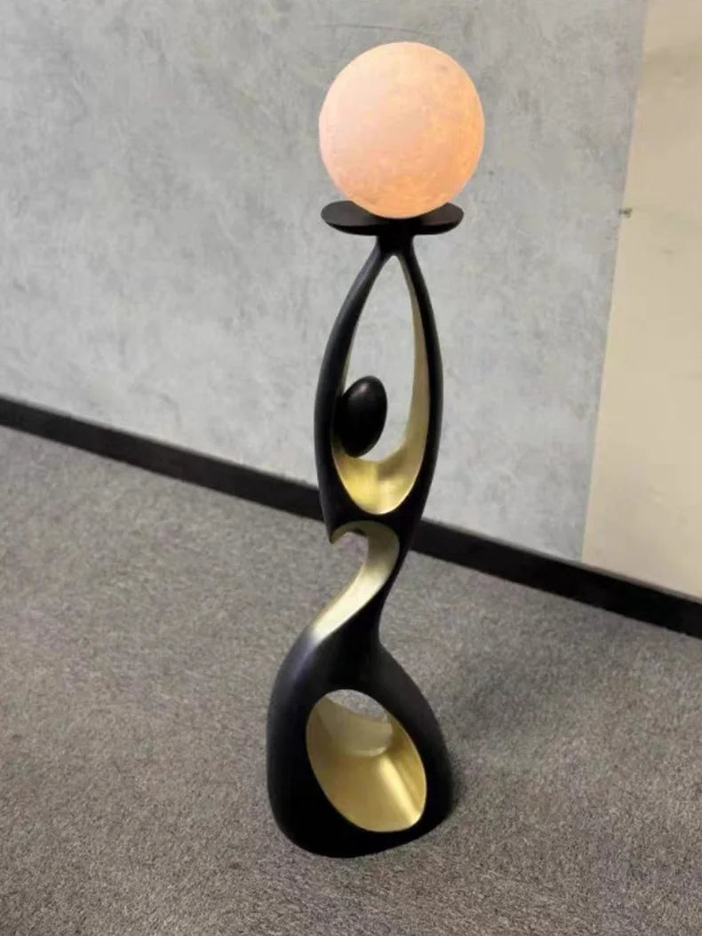 Modern minimalist LED floor lamp, living room, bedroom, study, Nordic Ins style creative remote control dimming vertical lamp, i