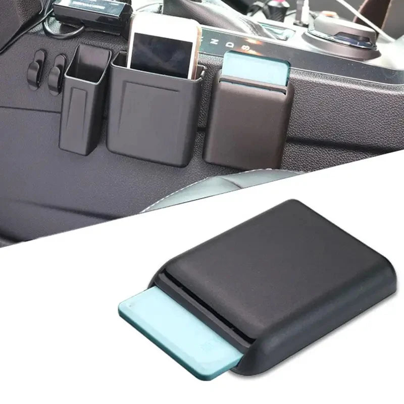 Multifunction Car Storage Box Car Seat Holder Card Ticket Storage Box Holder Car Organizer Car Interior Accessories