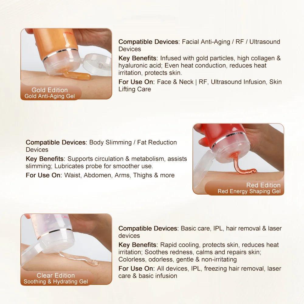 300g Beauty Machine Conductive Gel RF Radio Frequency Ultrasonic Cavitation Body Slimming Massage Gel for Skin Care Device